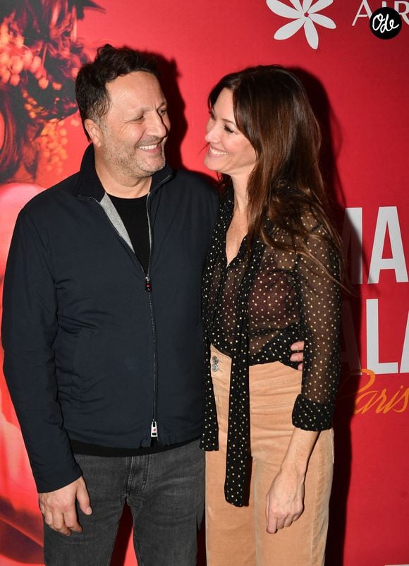 Mareva Galanter (Miss France 1999) et Arthur (Jacques Essebag) au concert de M.Galanter au théâtre Music-Hall Show l'Alhambra à Paris, France, le 23 novembre 2023. © Veeren/Bestimage