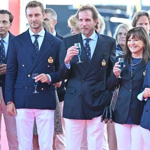 Exclusif - Le prince Albert II de Monaco durant la cérémonie d'intronisation des nouveaux membres du Yacht Club de Monaco, le 17 juin 2024, et la célébration de ses 40 ans de présidence du Yacht Club. © Bruno Bebert / Bestimage