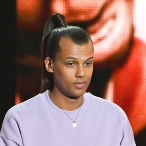 Le chanteur Stromae (Artiste masculin et Album "Multitude") lors de la 38ème cérémonie des Victoires de la musique à la Seine musicale de Boulogne-Billancourt, France, le 10 février 2023. © Coadic Guirec/Bestimage