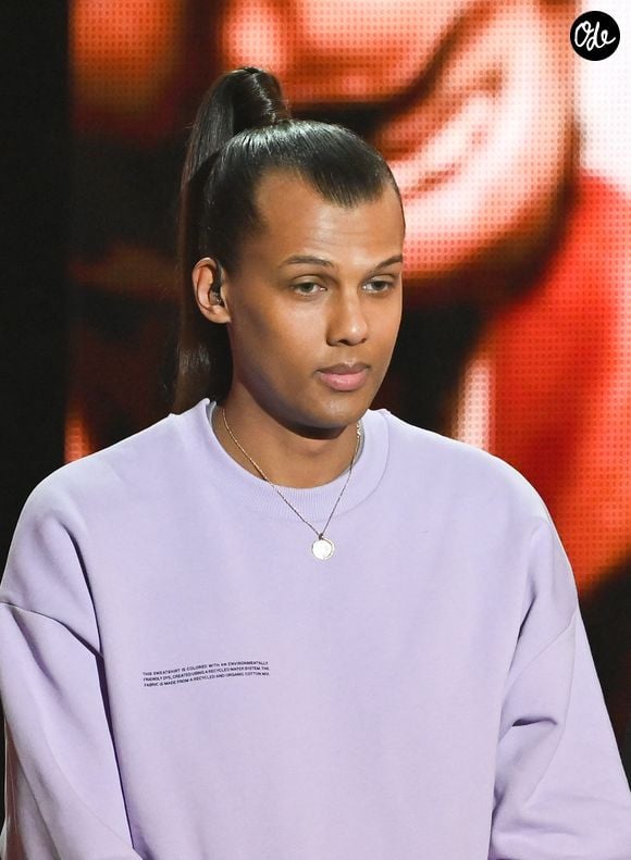 Le chanteur Stromae (Artiste masculin et Album "Multitude") lors de la 38ème cérémonie des Victoires de la musique à la Seine musicale de Boulogne-Billancourt, France, le 10 février 2023. © Coadic Guirec/Bestimage