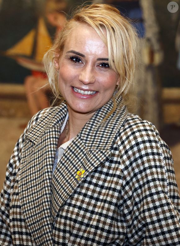Elodie Gossuin lors du lancement de 'Une Jonquille contre le cancer' à Paris le 12 Mars 2024.
© Denis Guignebourg/Bestimage