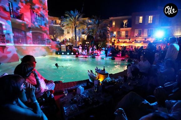 Exclusif - Illustration - Traditionnelle soirée d'anniversaire du Byblos sur le thème de la Dolce Vita à Saint-Tropez, le 19 juillet 2018. Luc Boutria / Nice Matin / Bestimage
