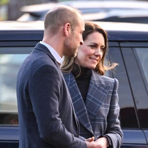 Le prince William, prince de Galles, et Catherine (Kate) Middleton, princesse de Galles, arrivent pour visiter l'Académie nationale de curling à Stirling, Royaume Uni, le 20 janvier 2026. Cover Images via ZUMA Press / Bestimage/Bestimage