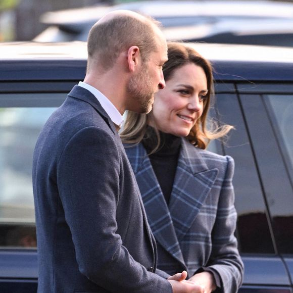 Le prince William, prince de Galles, et Catherine (Kate) Middleton, princesse de Galles, arrivent pour visiter l'Académie nationale de curling à Stirling, Royaume Uni, le 20 janvier 2026. Cover Images via ZUMA Press / Bestimage/Bestimage