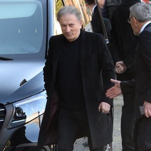 Michel Drucker - Obsèques de Nathalie Baye en l'église Saint-Sulpice à Paris le 23 avril 2026. 

©Clement Prioli / Bestimage