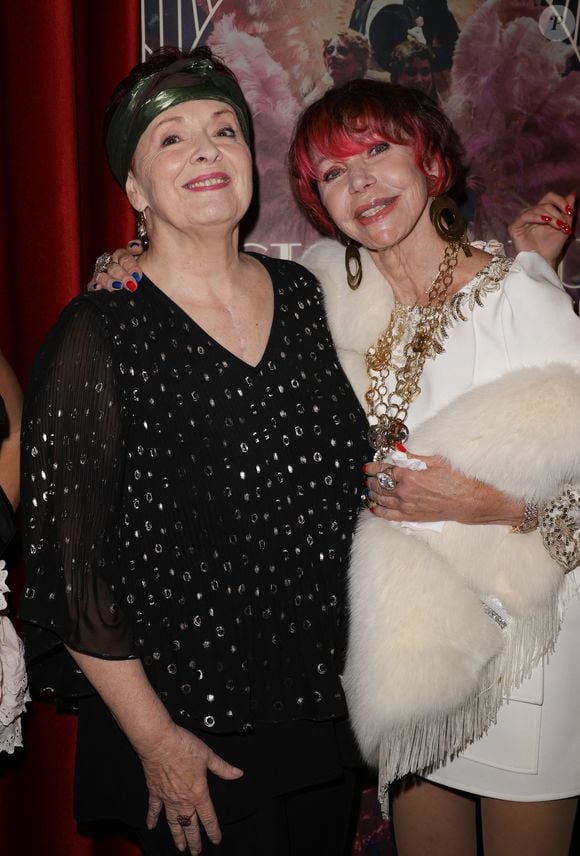 Fabienne Thibeault et Any d’Avray - Générale de la comédie musicale "Victor Lustig, l’homme qui vendit la Tour Eiffel" au théâtre Bobino à Paris le 22 octobre 2025. © Coadic Guirec/Bestimage