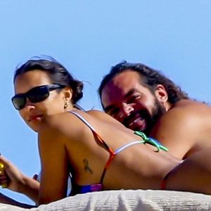 Bahia, BRAZIL  - EXCLUSIVE  - Former Chicago Bulls player Joakim Noah and Brazilian model Laís Ribeiro were seen soaking up the sun in Trancoso, Bahia, enjoying the picturesque beaches of Brazil.



Pictured: Joakim Noah, Laís Ribeiro