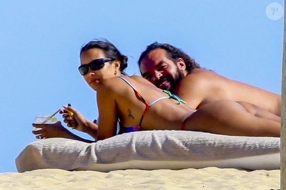 Bahia, BRAZIL  - EXCLUSIVE  - Former Chicago Bulls player Joakim Noah and Brazilian model Laís Ribeiro were seen soaking up the sun in Trancoso, Bahia, enjoying the picturesque beaches of Brazil.



Pictured: Joakim Noah, Laís Ribeiro
