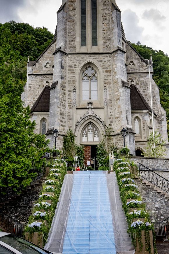 Le mariage de la princesse Marie Caroline de Liechtenstein et Leopoldo Maduro Vollmer à la cathédrale Saint-Florin de Vaduz, au Liechtenstein, le 30 août 2025. Dana Press / Bestimage