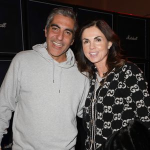 Exclusif - Ary Abittan et Caroline Barclay - Célébrités assistent au spectacle "Authentique" de Ary Abittan à la Cigale à Paris les 18, 19, 22 et 23 février 2025. © Coadic Guirec/Bestimage