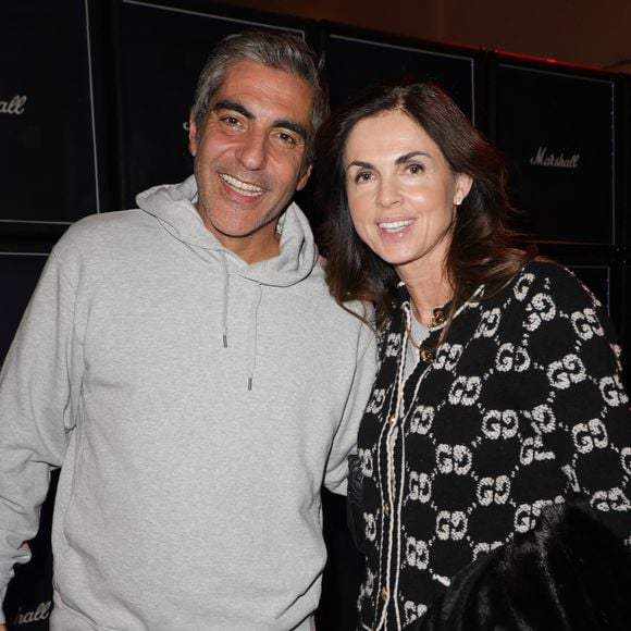 Exclusif - Ary Abittan et Caroline Barclay - Célébrités assistent au spectacle "Authentique" de Ary Abittan à la Cigale à Paris les 18, 19, 22 et 23 février 2025. © Coadic Guirec/Bestimage