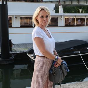 Cécile de Menibus assiste à la soirée « Gastronomic Petanque » à la Paris Yacht Marina, le 21 juin 2022 à Paris, en France. Photo : Nasser Berzane/ABACAPRESS.COM