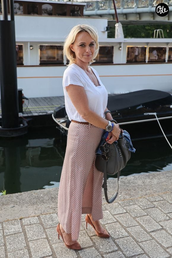 Cécile de Menibus assiste à la soirée « Gastronomic Petanque » à la Paris Yacht Marina, le 21 juin 2022 à Paris, en France. Photo : Nasser Berzane/ABACAPRESS.COM