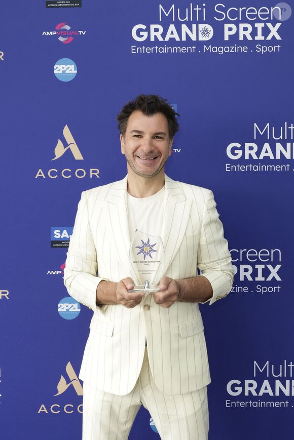 Michaël Youn - Première édition du Multi Screen Grand Prix : une célébration inédite de la création audiovisuelle française dans le cadre prestigieux du Pullman Paris Tour Eiffel sous la présidence de S. Martin (Directeur Général de l'ARPP : l'Autorité de Régulation Professionnelle de la Publicité et également Président de La Fabrique des Formats) et animée par E. Eméyé (journaliste et présentatrice). © Jack Tribeca / Bestimage