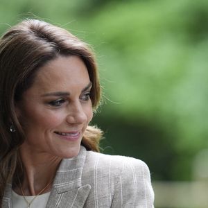 Catherine (Kate) Middleton, princesse de Galles, visite l'école maternelle Salvador Allende à Reggio Emilia (Italie), lors de son voyage consacré à la petite enfance, le 14 mai 2026.
© GOFF / Bestimage