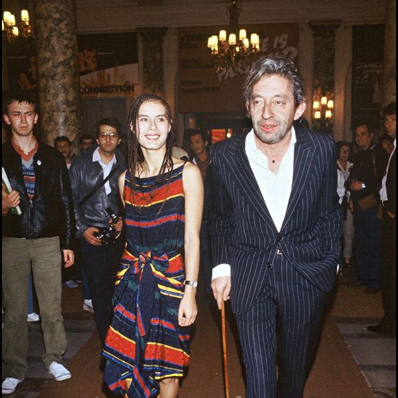 Archives - Serge Gainsbourg et sa compagne Bambou au Festival de Cannes en 1983. (ANGELI-RINDOFF / BESTIMAGE).