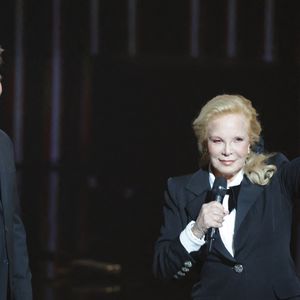 David Hallyday et Sylvie Vartan - Cérémonie de la 40ème édition des Victoires de la Musique à la Seine Musicale à Boulogne-Billancourt, France, le 14 février 2025. © Coadic Guirec/Bestimage