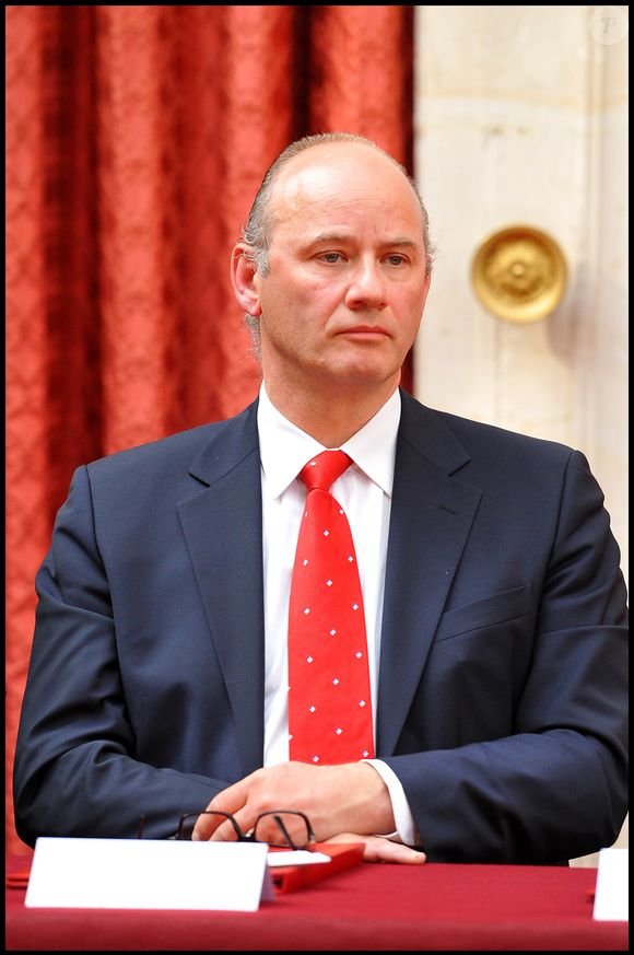 Arnaud Mulliez (président du groupe Auchan) a participé à une réunion sur les relations commerciales au sein des filières agricoles, suivie de la signature de l’accord de modération des marges sur les produits agricoles. Guillaume Gaffiot/Bestimage