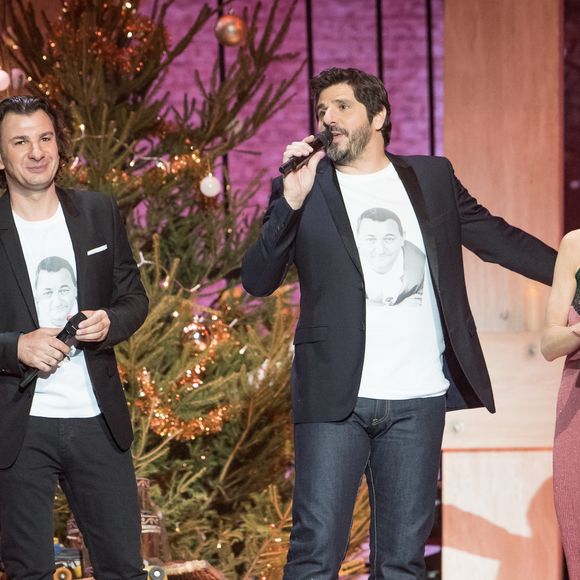 Exclusif -  Michaël Youn, Patrick Fiori et Jenifer Bartoli - Enregistrement de l'émission "Les Enfoirés Kids" au Zénith d'Aix, qui sera diffusée le 1er décembre sur TF1. Le 19 novembre 2017
© Cyril Moreau / Bestimage