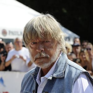 Le chanteur Renaud - Tournoi de pétanque Grand Prix des Personnalités d 'Isle sur la Sorgue dans le Vaucluse (84) le 24 juin 2017. © Eric Etten / Bestimage