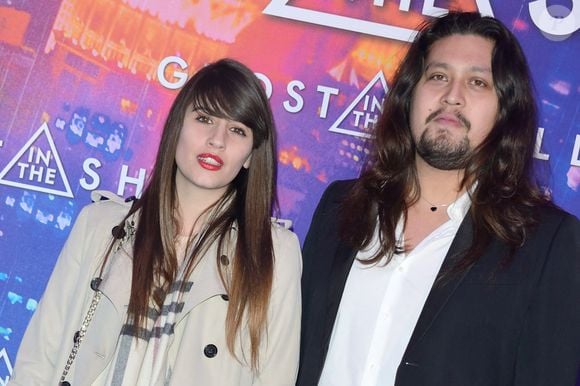 Lulu Gainsbourg (Lucien Gainsbourg) et sa petite amie Lilou assistant à l'avant-première de Ghost in the Shell au cinéma Grand Rex à Paris, France, le 21 mars 2017. Photo by Aurore Marechal/ABACAPRESS.COM