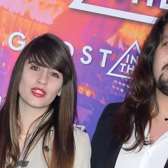 Lulu Gainsbourg (Lucien Gainsbourg) et sa petite amie Lilou assistant à l'avant-première de Ghost in the Shell au cinéma Grand Rex à Paris, France, le 21 mars 2017. Photo by Aurore Marechal/ABACAPRESS.COM