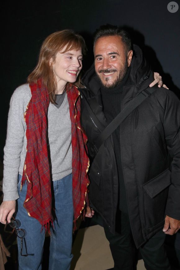 Isabelle Carré et José Garcia au cocktail après la 1ère représentation de la Pièce "Biographie : un jeu" au Théâtre Marigny à Paris, France, le 17 Janvier 2024. © Bertrand Rindoff / Bestimage