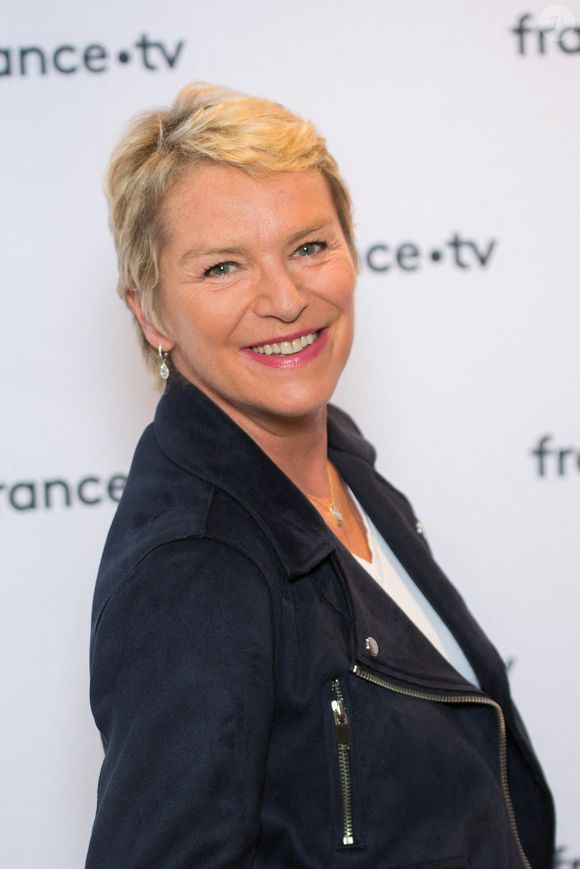 Elise Lucet lors de la conférence de presse de France Télévision au Pavillon Gabriel à Paris, France, le 24 août 2021. Photo by Nasser Berzane/ABACAPRESS.COM