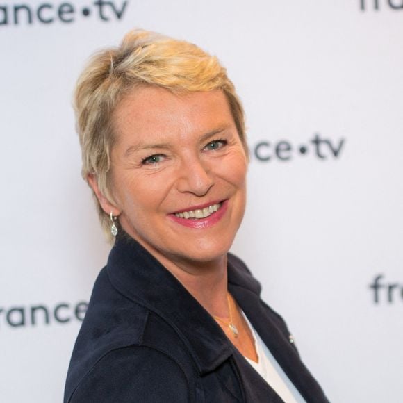 Elise Lucet lors de la conférence de presse de France Télévision au Pavillon Gabriel à Paris, France, le 24 août 2021. Photo by Nasser Berzane/ABACAPRESS.COM