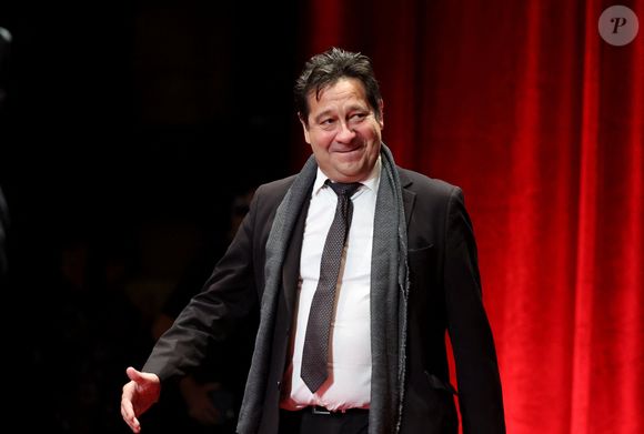 Laurent Gerra - Cérémonie d'ouverture du 17ème Festival Lumière à la Halle Tony Garnier à Lyon, le 11 octobre 2025. © Dominique Jacovides / Bestimage