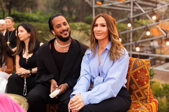 Exclusif - Slimane et Vitaa - Backstage de l'enregistrement de l'émission "La fête de la chanson à l'orientale" à Marrakech diffusée le 14 juin sur France 3. Le 6 juin 2023
© Tiziano Da Silva-Philippe Doignon / Bestimage