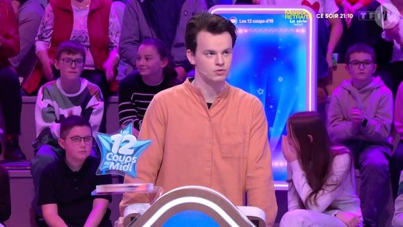 Après 212 participations, le candidat de 22 ans repart ainsi avec une impressionnante cagnotte de 861 337 euros

Cyprien, champion en date des "12 Coups de midi", sur TF1.