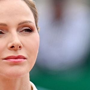 La princesse Charlène de Monaco - La famille princière assiste à la finale du Rolex Monte-Carlo Masters au Monte-Carlo Country Club de Roquebrune Cap Martin, le 12 avril 2026 © Bruno Bebert / Bestimage
