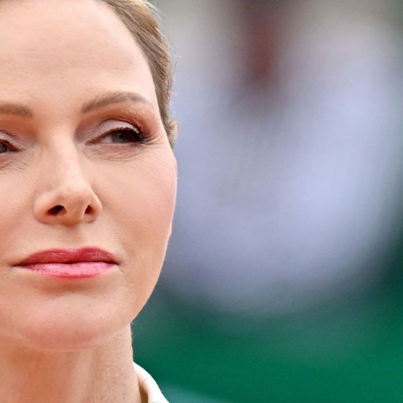 La princesse Charlène de Monaco - La famille princière assiste à la finale du Rolex Monte-Carlo Masters au Monte-Carlo Country Club de Roquebrune Cap Martin, le 12 avril 2026 © Bruno Bebert / Bestimage