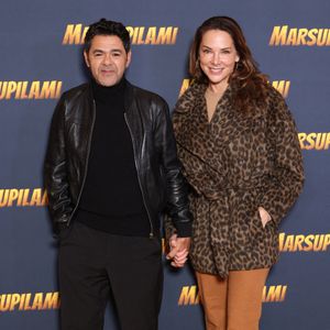 Jamel Debbouze et Melissa Theuriau assistent à la première du film « Marsupilami » au Grand Rex à Paris, en France, le 1er février 2026. Photo de Jérôme Domine/ABACAPRESS.COM