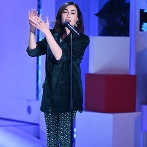 Olivia Ruiz - Enregistrement de l'émission "Vivement Dimanche" au Studio Gabriel à Paris, présentée par M.Drucker et diffusée le 3 mars sur France 3
Crédit : Guillaume Gaffiot / Bestimage