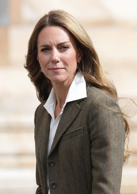 Catherine (Kate) Middleton, arborant des cheveux blonds, visitent les jardins, récemment transformés, du musée d'histoire naturelle à Londres - Jeudi 4 septembre 2025 (Julien Burton / Bestimage).