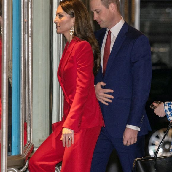 Le prince William, prince de Galles et Catherine Kate Middleton, princesse de Galles se rendent à la soirée "Shaping Us" en amont des BAFTA Awards 2023 à Londres le 30 janvier 2023.
Backgrid UK/ Bestimage