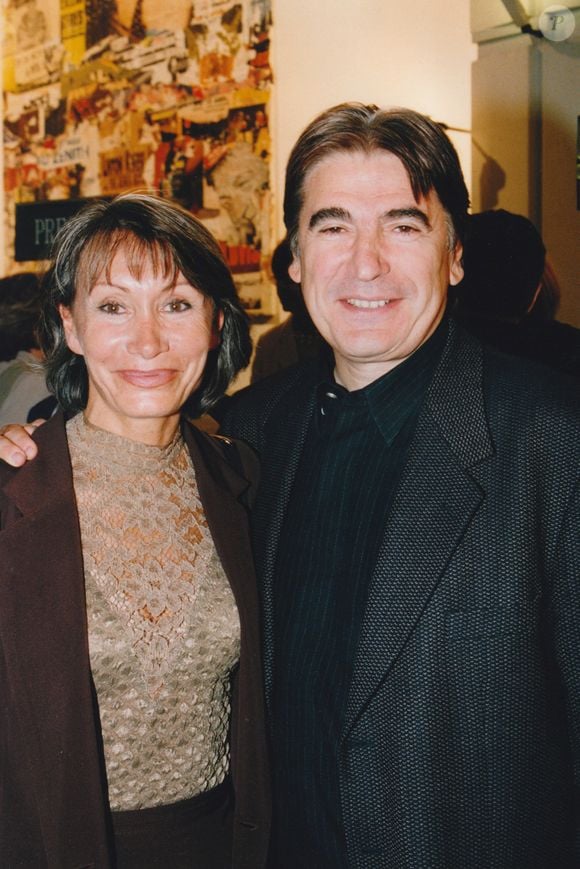 Serge Lama et son ex-femme Michèle Chauvier, le 24 septembre 1998. Crédit : Bestimage
