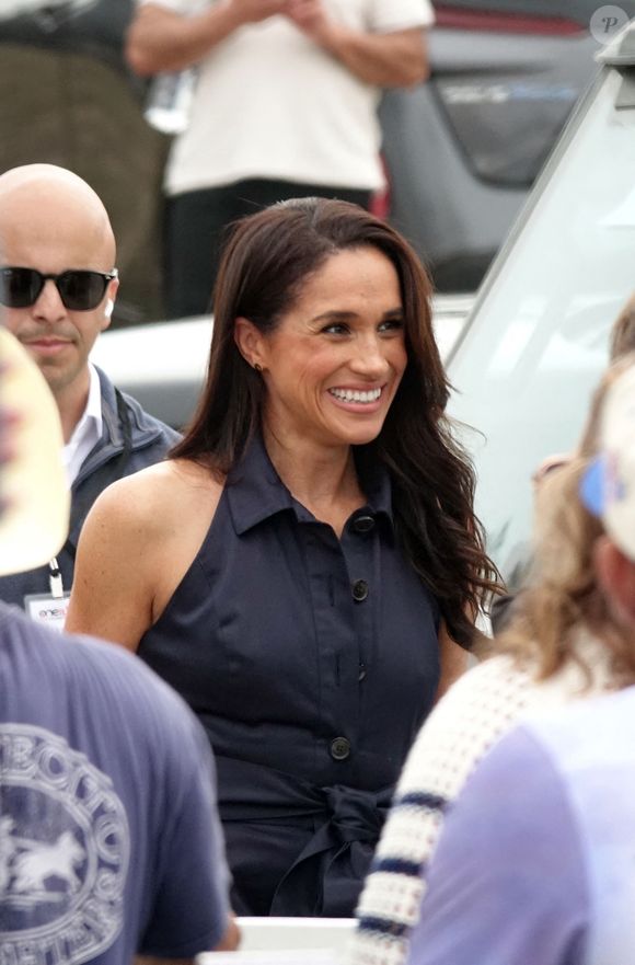 Meghan Markle à l'événement One805 Live ! organisé sur le terrain de polo de Kevin Costner à Santa Barbara en l'honneur des premiers intervenants le 20 septembre 2025. Photo : Backgrid USA / Bestimage