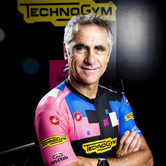 Présentation du vélo d'appartement Technogym Ride par Laurent Jalabert à Paris le 17 mai 2022.

Photo : JB Autissier / Panoramic / Bestimage