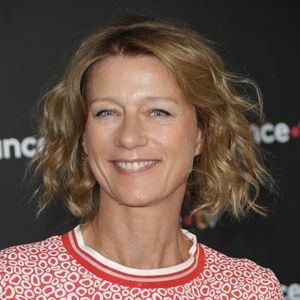 Carole Gaessler au photocall de la conférence de presse de rentrée de France Télévisions à Paris, France, le 4 septembre 2024. © Coadic Guirec/Bestimage