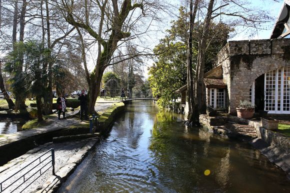 Rassemblement pour les 40 ans de la mort de Claude François à l'église de Dannemois et au cimetière puis visite du moulin ou il habitait le 11 mars 2018. © Agence/Bestimage
