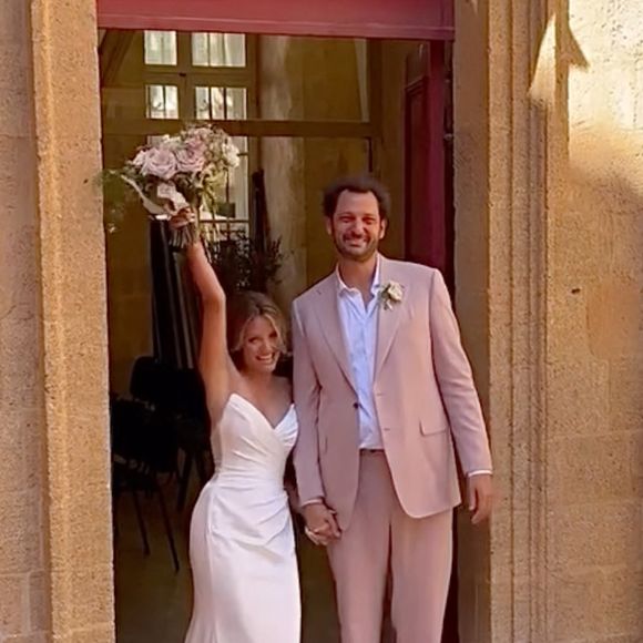 Exclusif - Mariage d'Eric Antoine et Gennifer Demey à Aix-en-Provence le 30 août 2025.