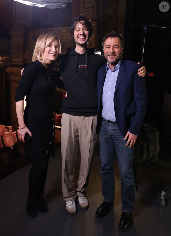 Exclusif - Felix Radu lors de l'enregistrement de l'émission "Olympiascope" au théâtre Antoine, présentée par B.Montiel et diffusée le 24 juillet 2025, à Paris, le 18 février 2025. 
© Denis Guignebourg / Bestimage