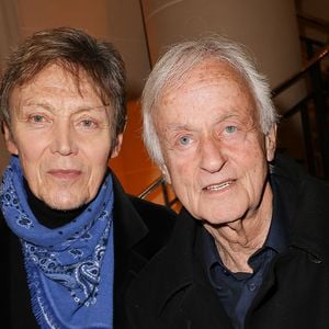 Dave et son compagnon Patrick Loiseau - Soirée de gala pour la Fondation de la Recherche en Physiologie, "Les Stéthos d'Or" au Four Seasons Hôtel George V à Paris le 16 mars 2026. © Coadic Guirec/Bestimage