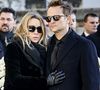 Elle a eu aussi une pensée pour Laura Smet, la fille de Nathalie Baye. 

Laura Smet et David Hallyday lors de la cérémonie des obsèques du chanteur français Johnny Hallyday à l'église de la Madeleine à Paris, France.  © Denis Allard/pool/Abacapress.com