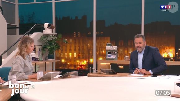 Incident en plein direct pour Bruce Toussaint dans "Bonjour !", sur TF1 mercredi 24 septembre 2025.