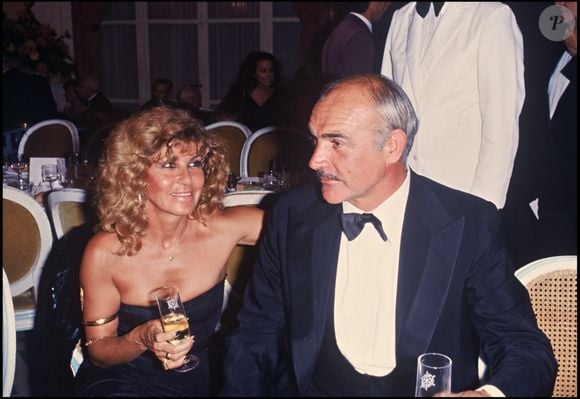 Archive - Sean Connery et sa femme Micheline lors du Festival de Deauville en 1981 © Angeli Rindoff Bestimage