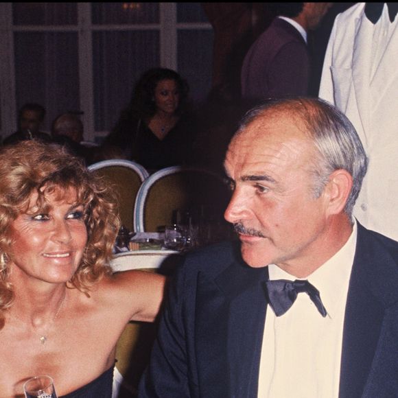 Archive - Sean Connery et sa femme Micheline lors du Festival de Deauville en 1981 © Angeli Rindoff Bestimage